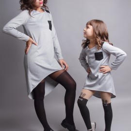 Комплект платьев-туник Family Look для мамы и дочки 
