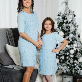 Комплект платьев Family Look для мамы и дочки 