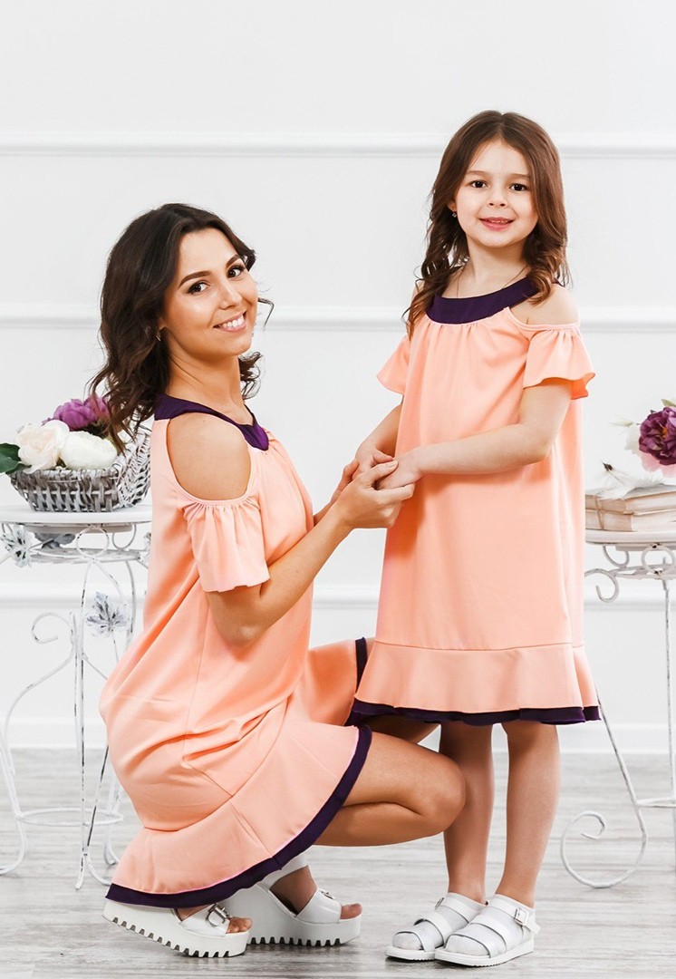 Платья на маму и дочку